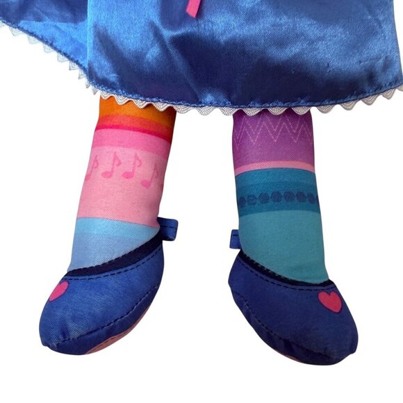 MOOSHKA Cloth Doll 15" Girl with Blue Satin Dress MGA Disney - Picture 13 of 15